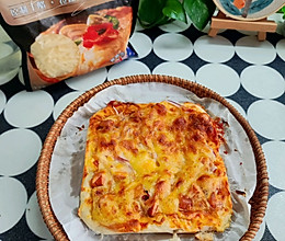 #安佳真草饲 营养护全家#无需揉面快手披萨的做法