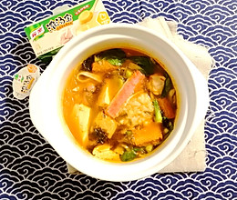 用家乐浓汤宝做个韩式火锅的做法