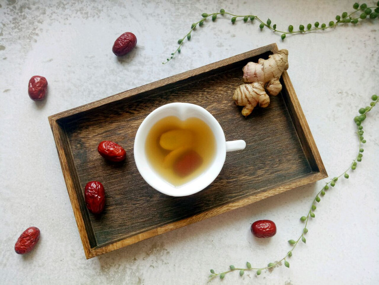 排毒去湿姜枣茶的做法