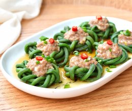 #少盐饮食 轻松生活# 清肠解馋好吃又好看的豇豆酿肉的做法