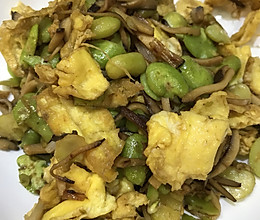 香菇蚕豆的做法