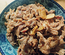 清炒肉片的做法