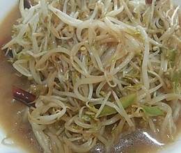 清炒绿豆芽的做法