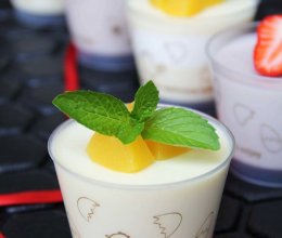 黄桃酸奶慕斯#夏日时光#的做法