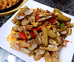 酱爆蛏子的做法