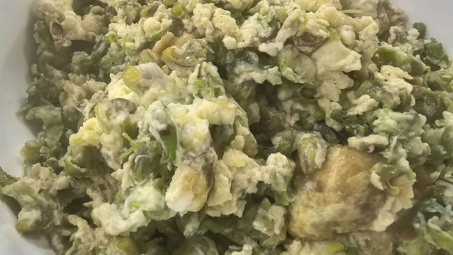 石斛花炒鸡蛋的做法