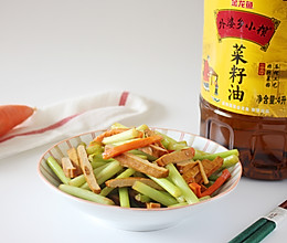 【蒜苔炒香干】家常味的做法