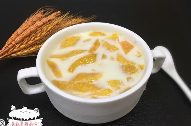 芒果牛奶果冻的做法