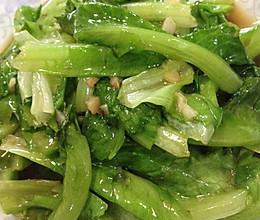 炒生菜的做法