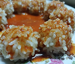 #暖冬酱在手，嗨吃部队锅#韩酱粢毛肉丸的做法