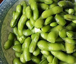 香糟毛豆的做法