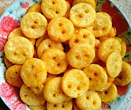 笑脸薯，纽扣土豆的做法