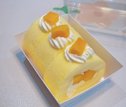 芒果卷蛋糕的做法