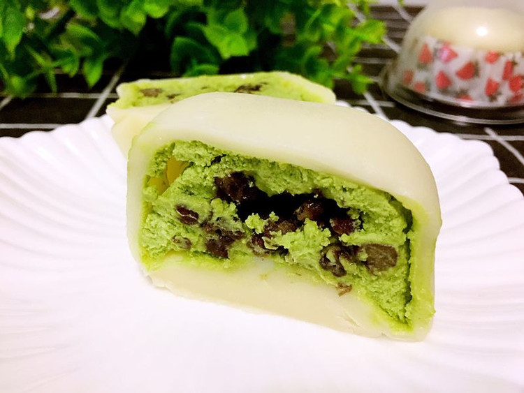 抹茶奥利奥雪媚娘～超详细图解的做法
