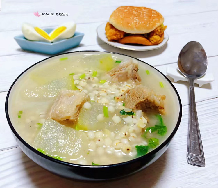 冬瓜薏米排骨汤的做法