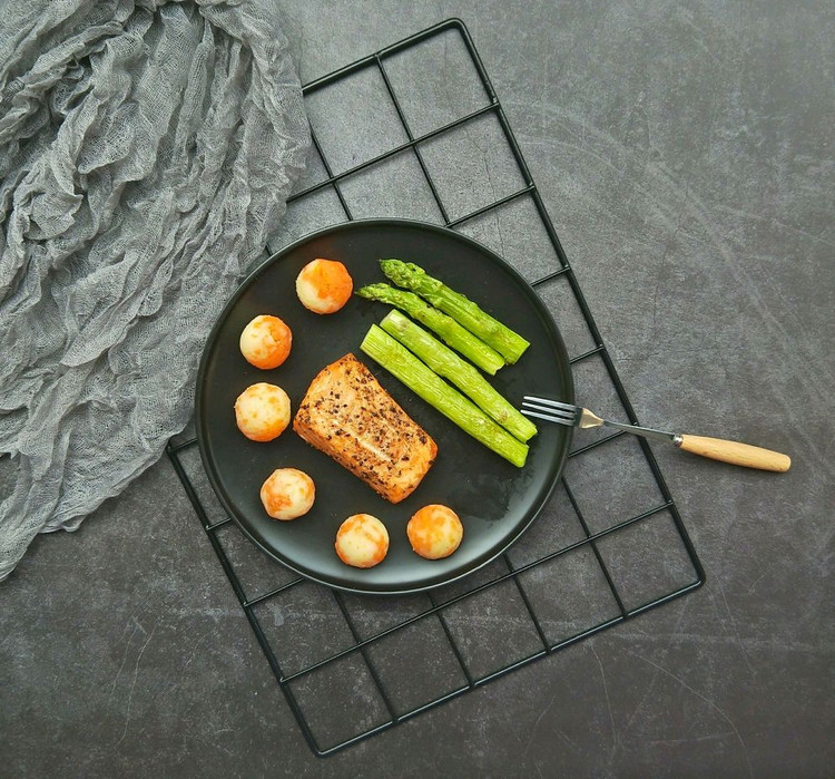 芦笋三文鱼(空气炸锅版)的做法