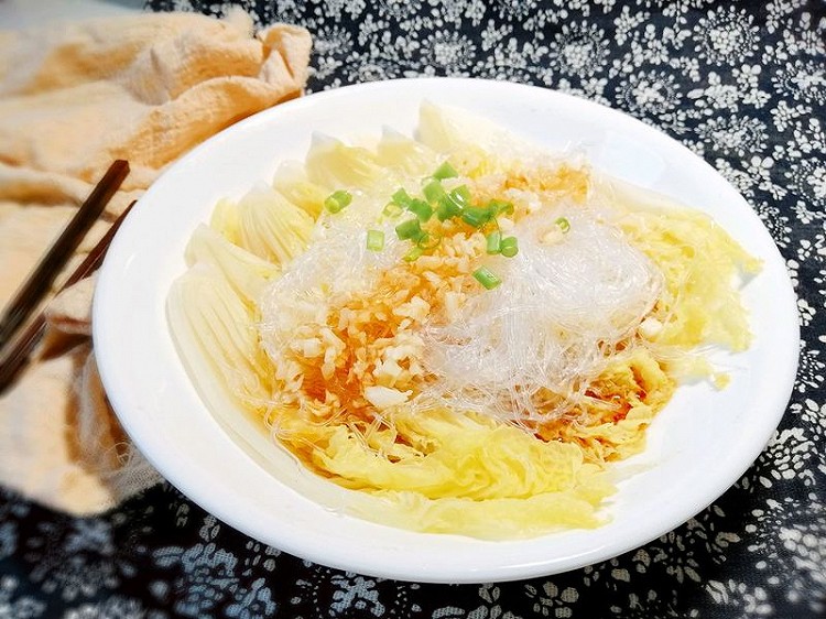 快手蒜蓉粉丝娃娃菜的做法