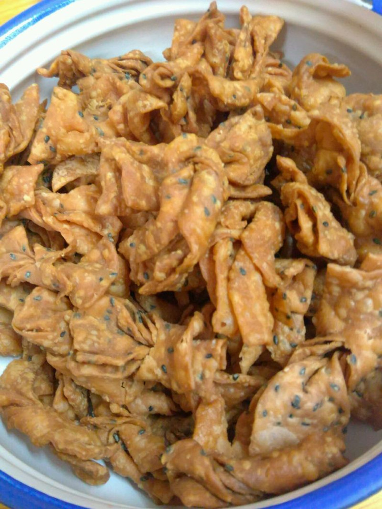 酥脆蛋散的做法