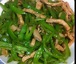 尖椒肉丝的做法