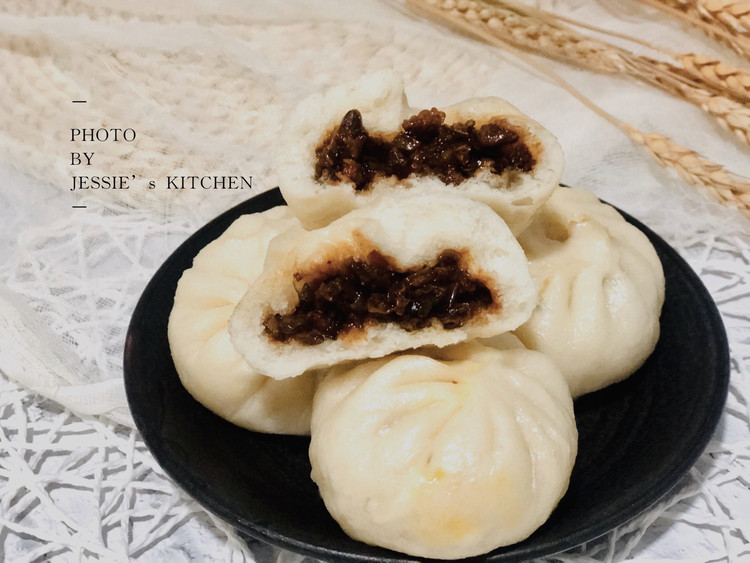 梅干菜酱肉包！这么调馅，比买的还好吃！的做法