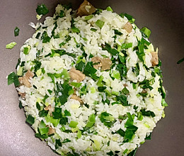青蒜苗炒饭的做法