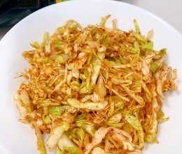 捞汁圆白菜的做法