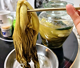 自腌酸菜的做法