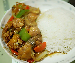 一人食乱炖版黄焖鸡饭的做法