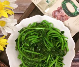#家乡年味 鲜才够味#白灼西洋菜的做法