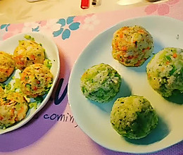 蔬菜饭团的做法