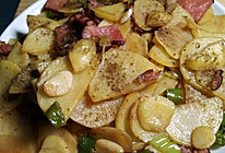 腊肉土豆片的做法