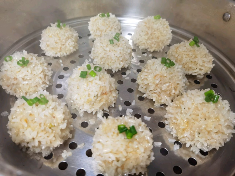 珍珠糯米丸子的做法