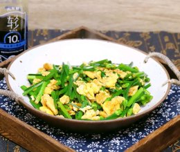 韭菜花炒蛋的做法