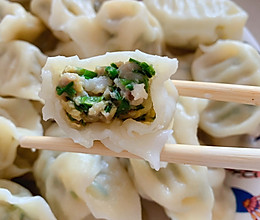 韭菜虾仁饺子的做法