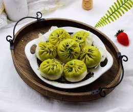 #《风味人间》美食复刻大挑战#翡翠白玉生煎包的做法