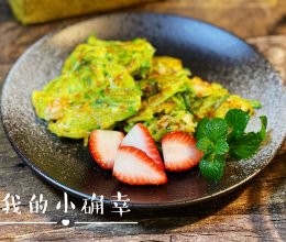 #我心中的冬日限定#鲜虾萝卜丝鸡蛋饼的做法