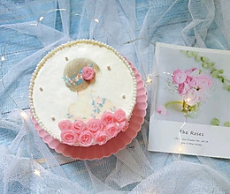 唯美女孩背影蛋糕，简单又精致好吃的做法