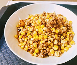 云南菜～包谷炒肉沫的做法