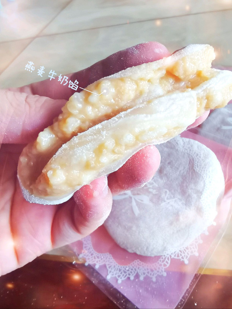 牛奶燕麦雪饼的做法