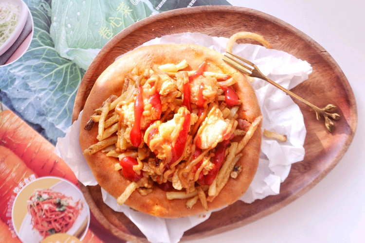 薯条鸡米花➕馕的做法