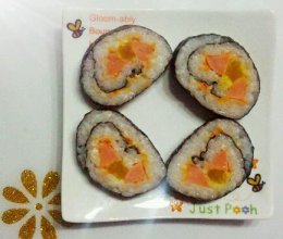 肉松沙拉酱寿司的做法