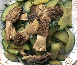 新鲜羊肚菌素炒的做法