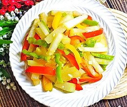 秋日多巴胺美食——清炒冬瓜条的做法