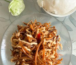 #旅行中的美味#湖北襄阳：大头菜炒肉的做法