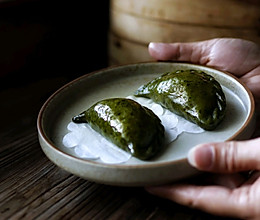 #春日时令，美味尝鲜#春的味道，客家风味眉豆青团、艾角的做法