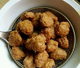 炸肉圆子的做法
