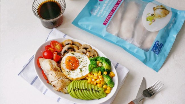 黑鳕鱼波奇饭的做法