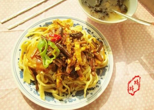 烂糊鳝丝干挑面的做法