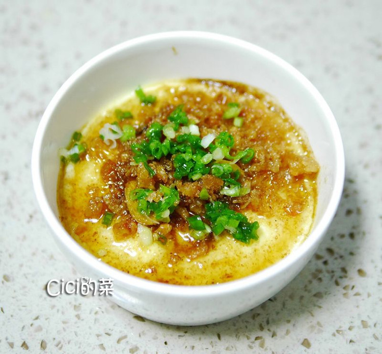 虾米蛋羹【私房菜】的做法