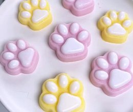 可爱奶萌猫爪果冻 ，少女心爆棚的做法